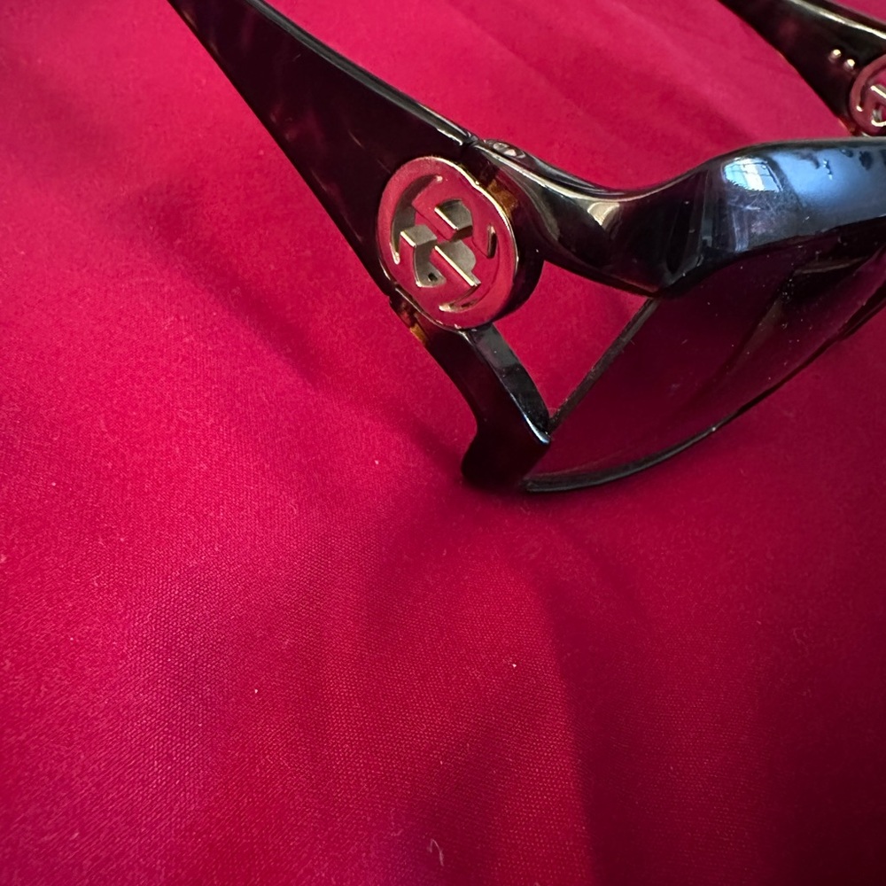 Gucci 2598 Brown Tortoise GG Logo Sunglasses size 57/17/30 - Picture 2 of 9
